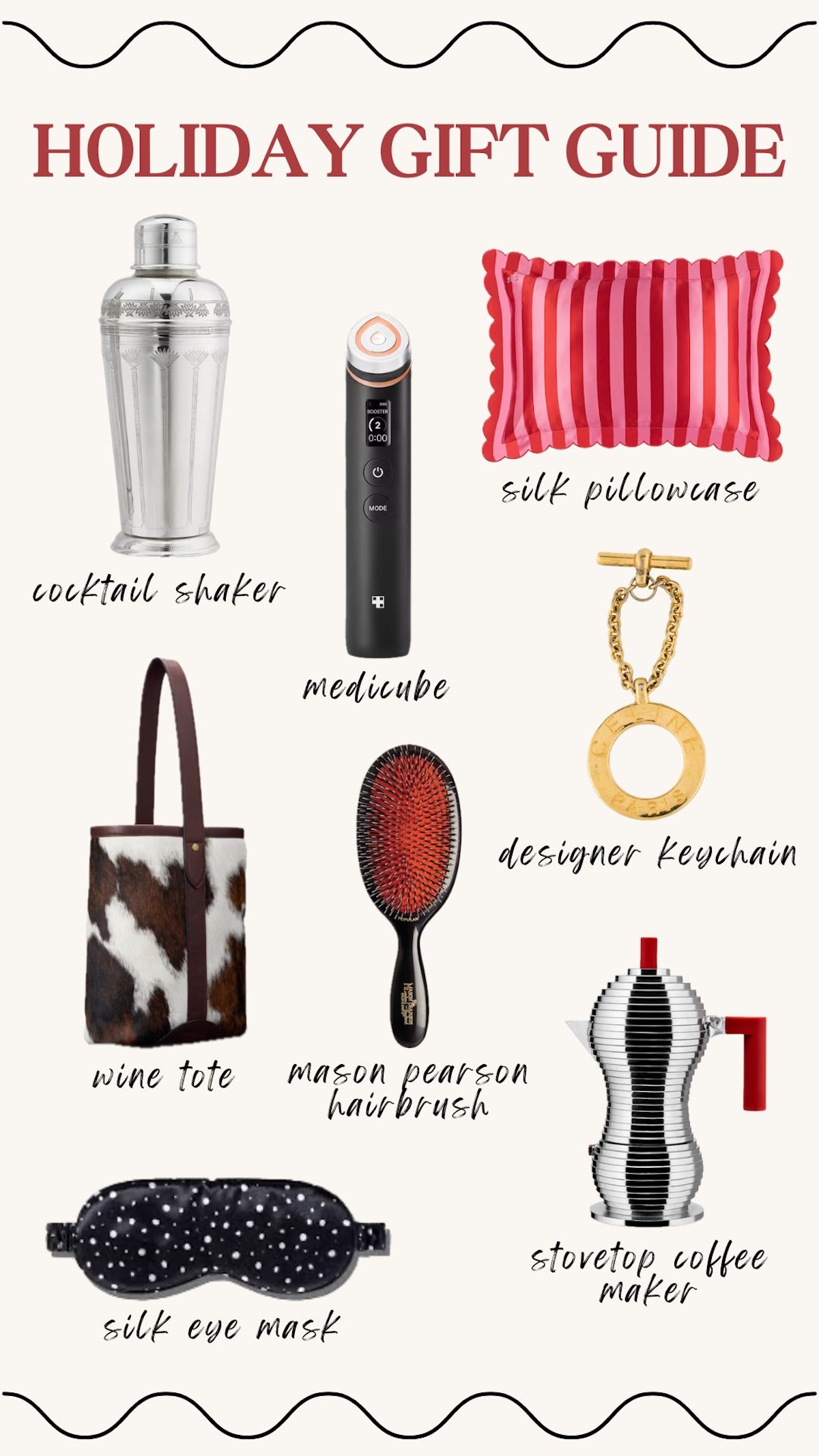 holiday gift guide collage