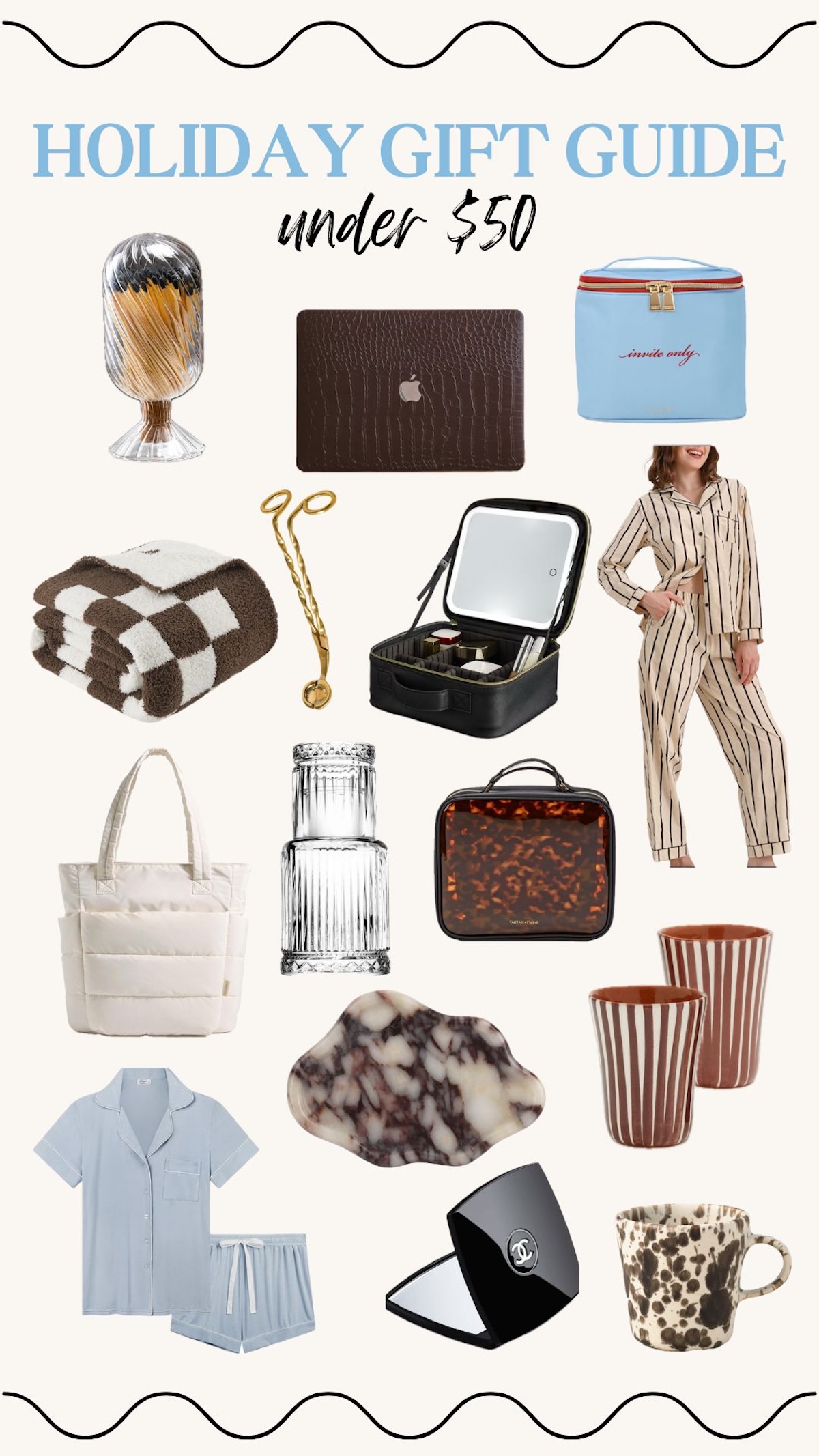 holiday gift guide collage